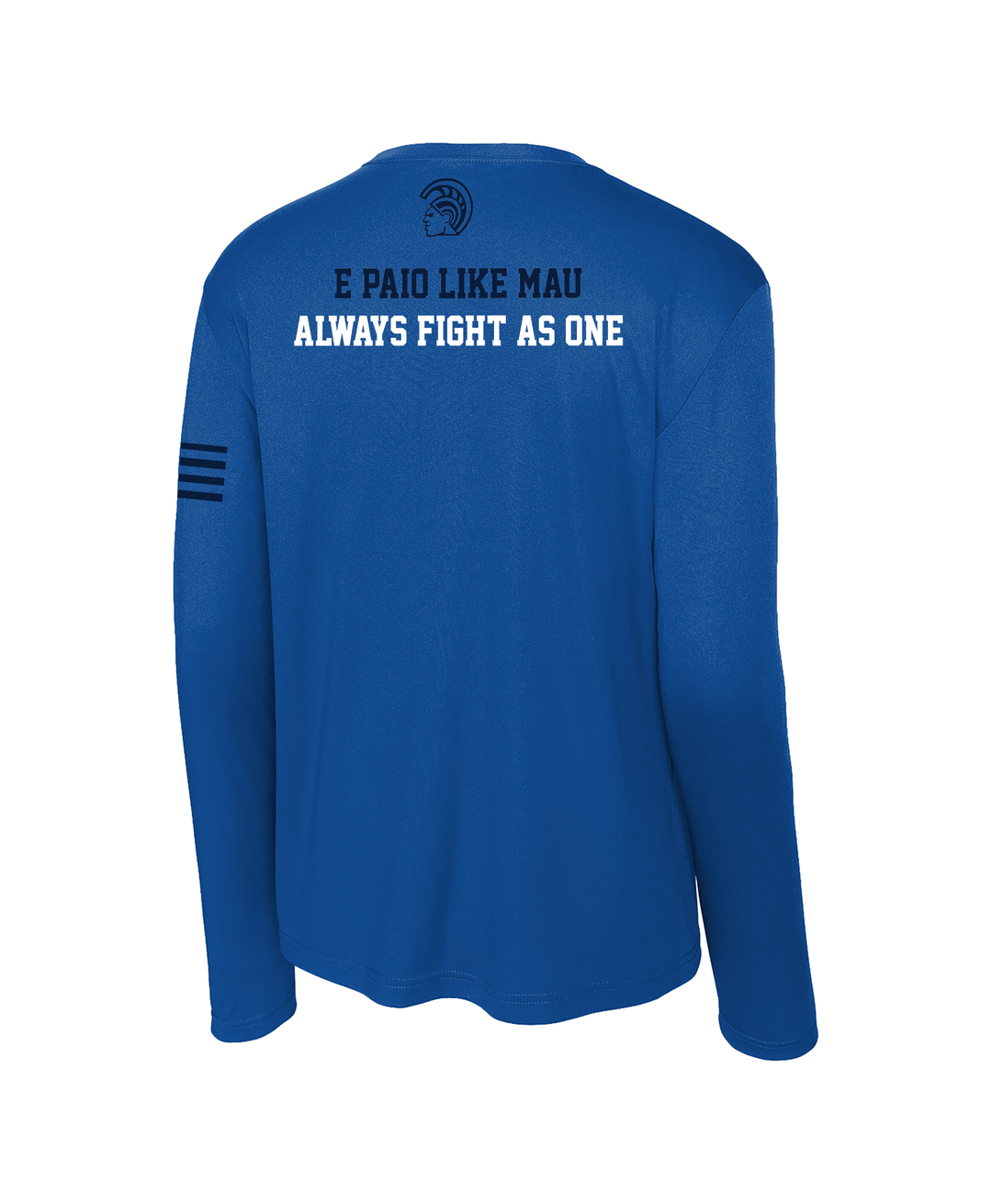 Kamehameha Boys Basketball  Drifit Longsleeve Royal Blue