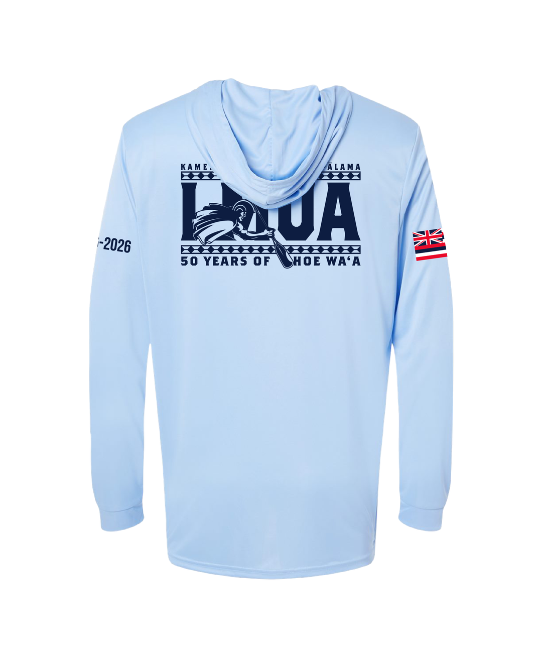 Canoe Paddling Drifit Hoodie