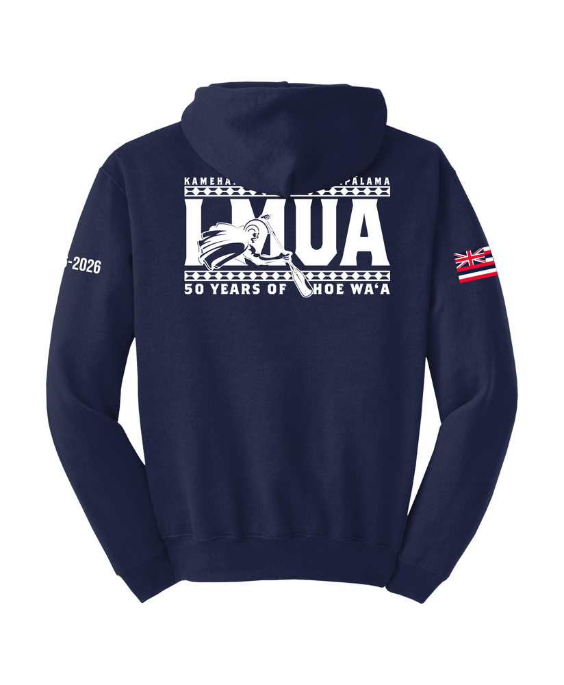 Canoe Paddling Cotton Fleece Hoodie