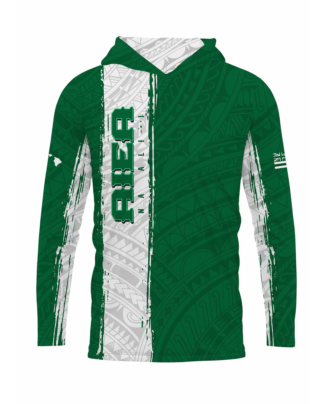 AIEA Na Ali'i Sublimated Hooded Long Sleeve Drifit