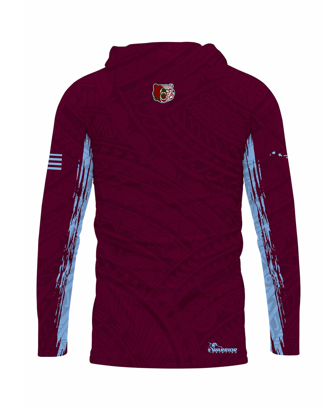 Baldwin Bears Sublimated Hooded Long Sleeve Drifit