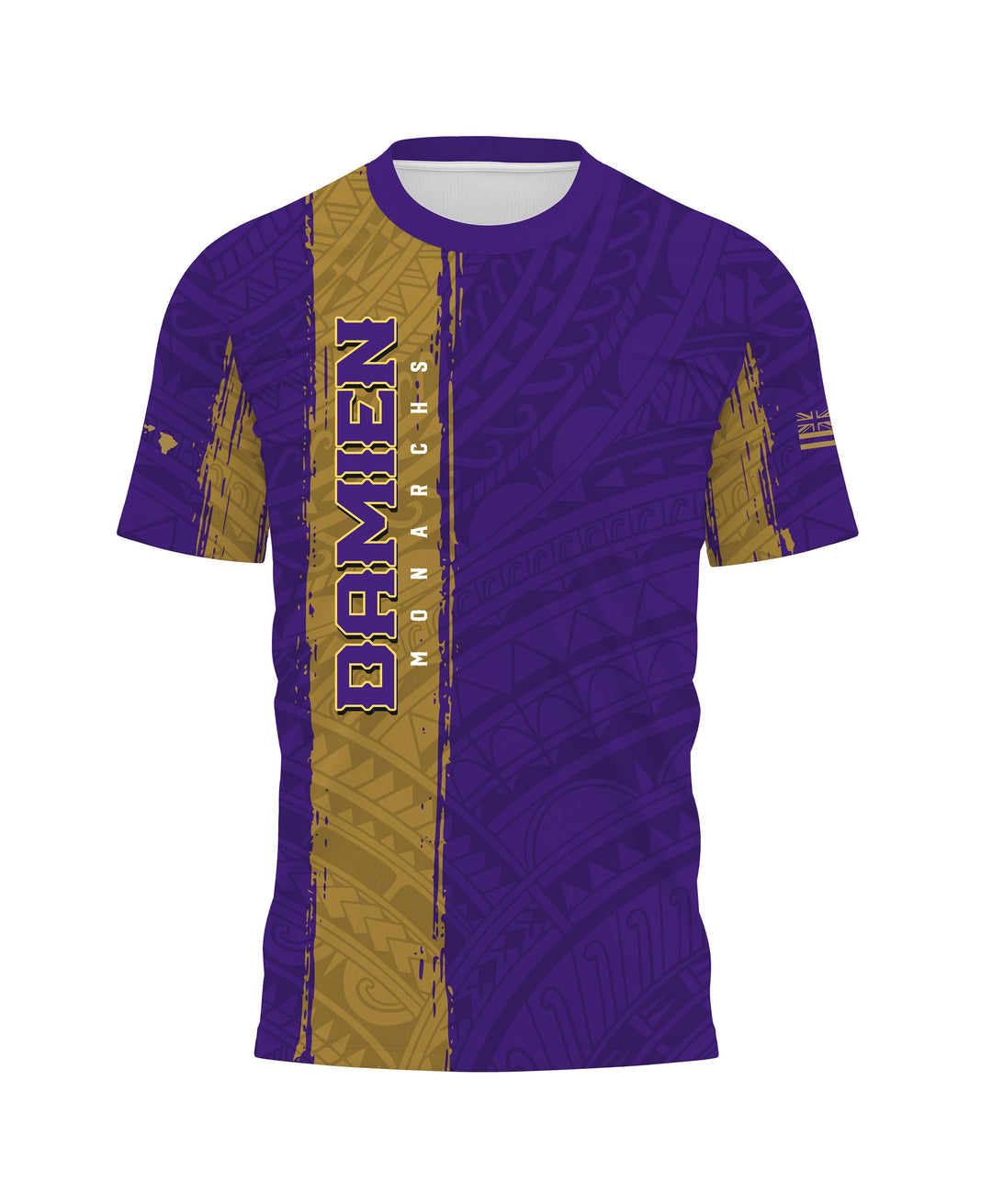 Damien Monarchs Drifit Short Sleeve Shirts