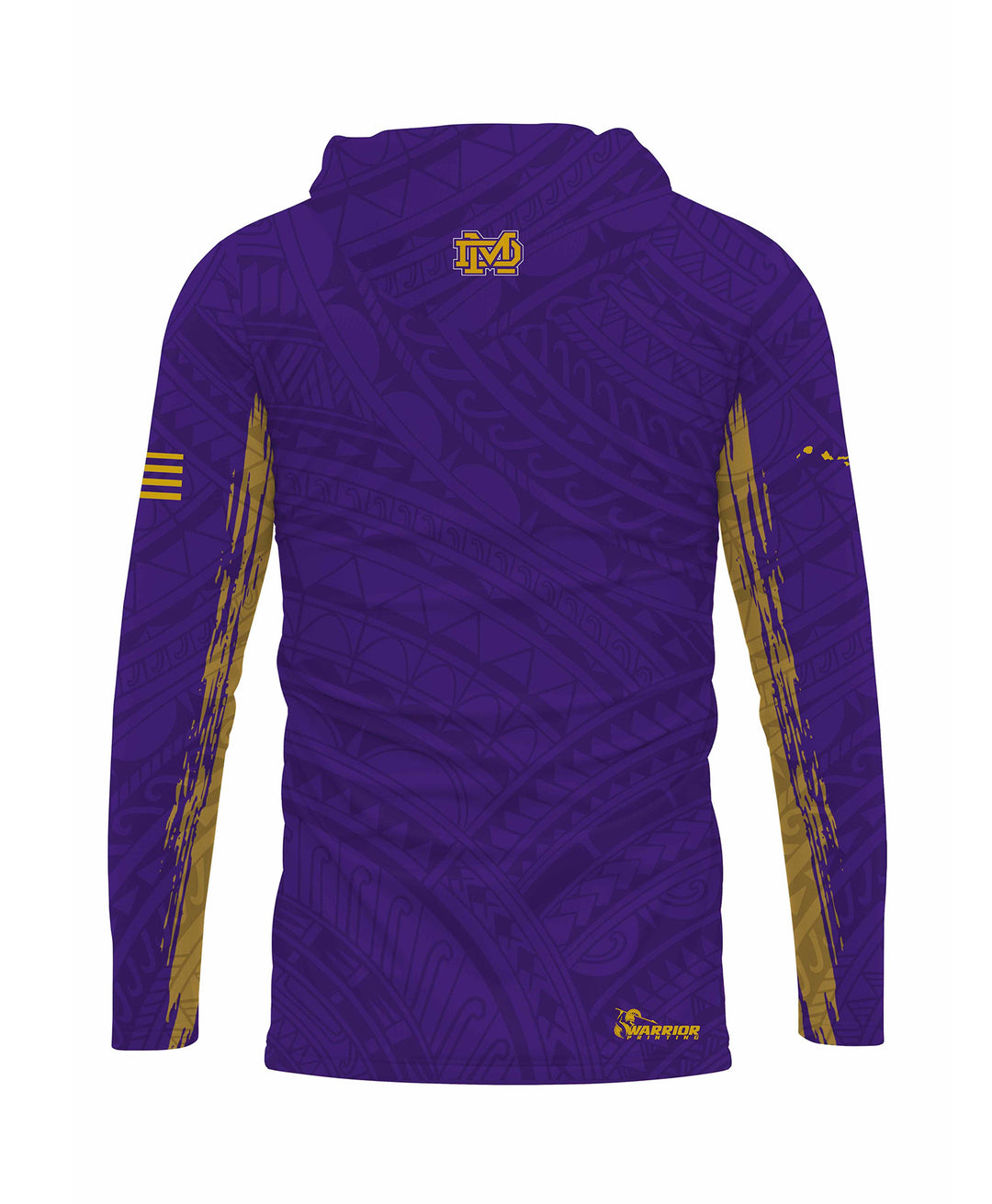 Damien Monarchs Sublimated Hooded Long Sleeve Drifit
