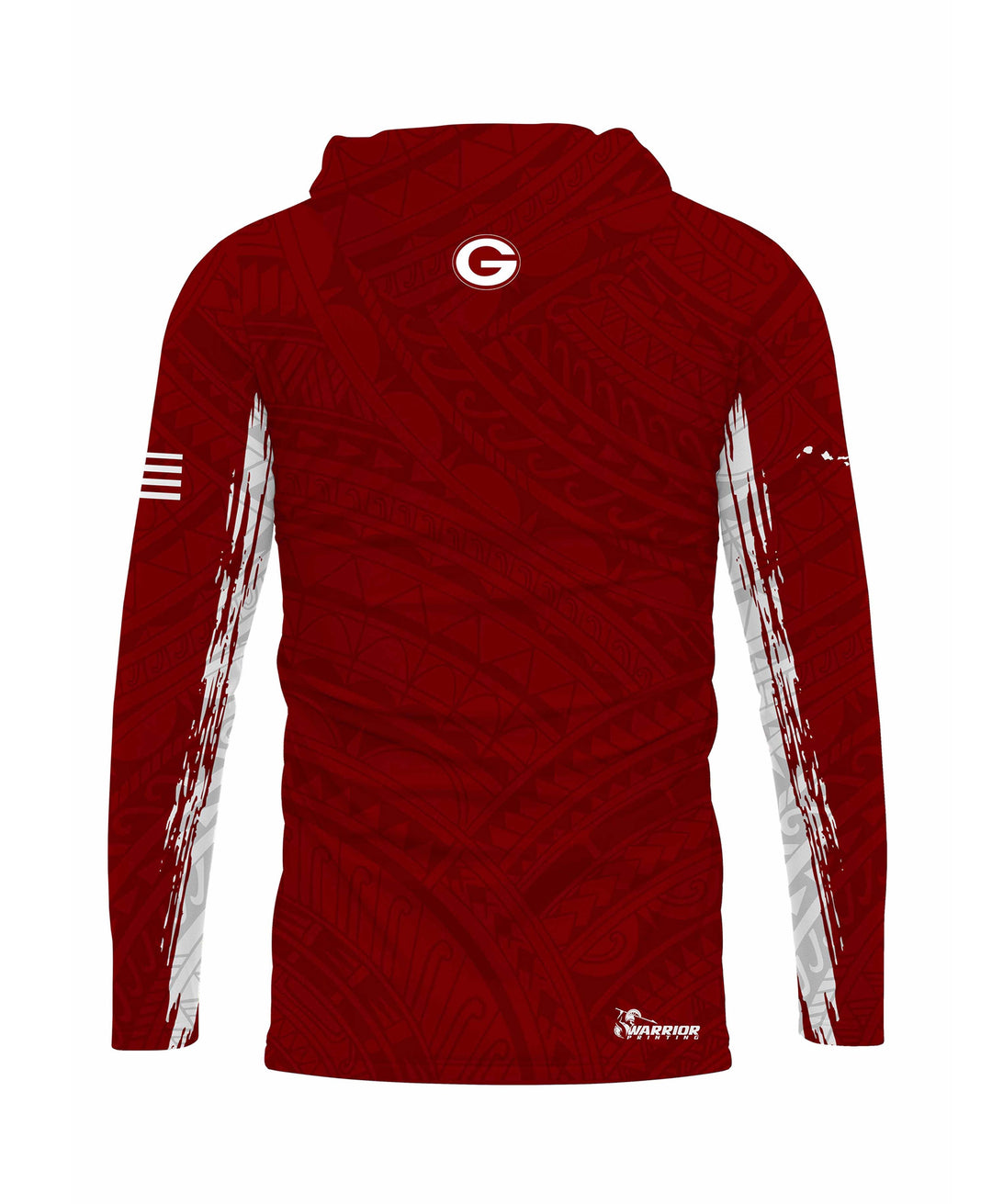 Farrington Governors Sublimated Hooded Long Sleeve Drifit