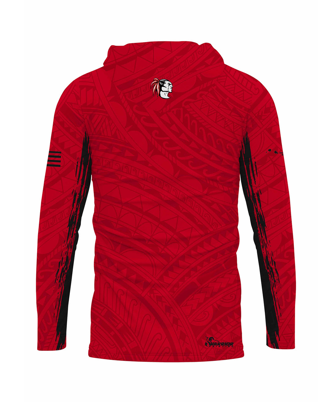 Kahuku Red Raiders Sublimated Hooded Long Sleeve Drifit
