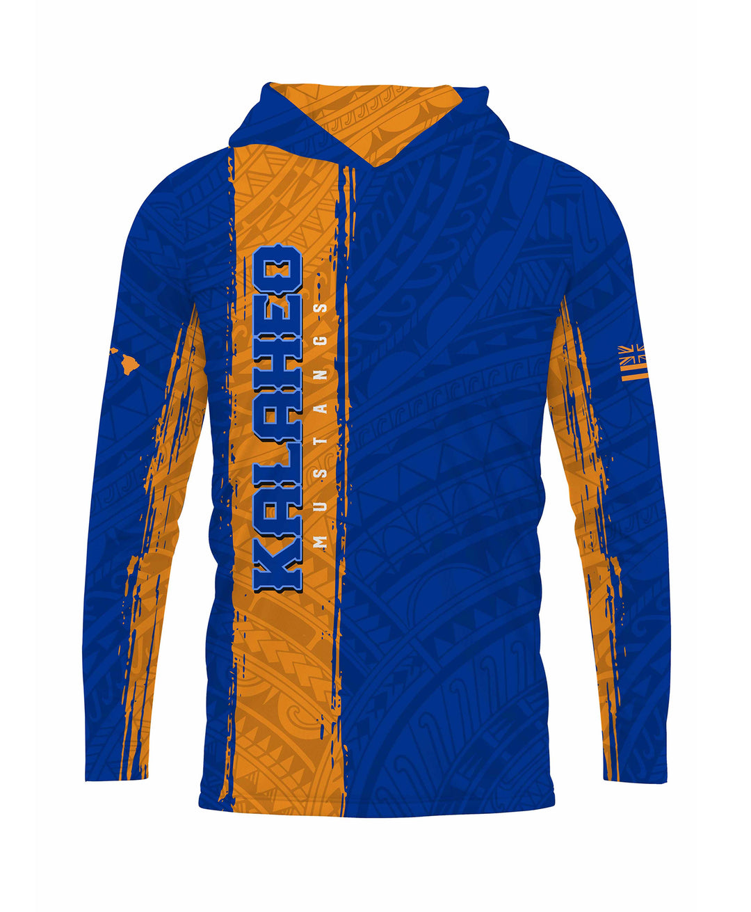 Kalaheo Mustangs Sublimated Hooded Long Sleeve Drifit