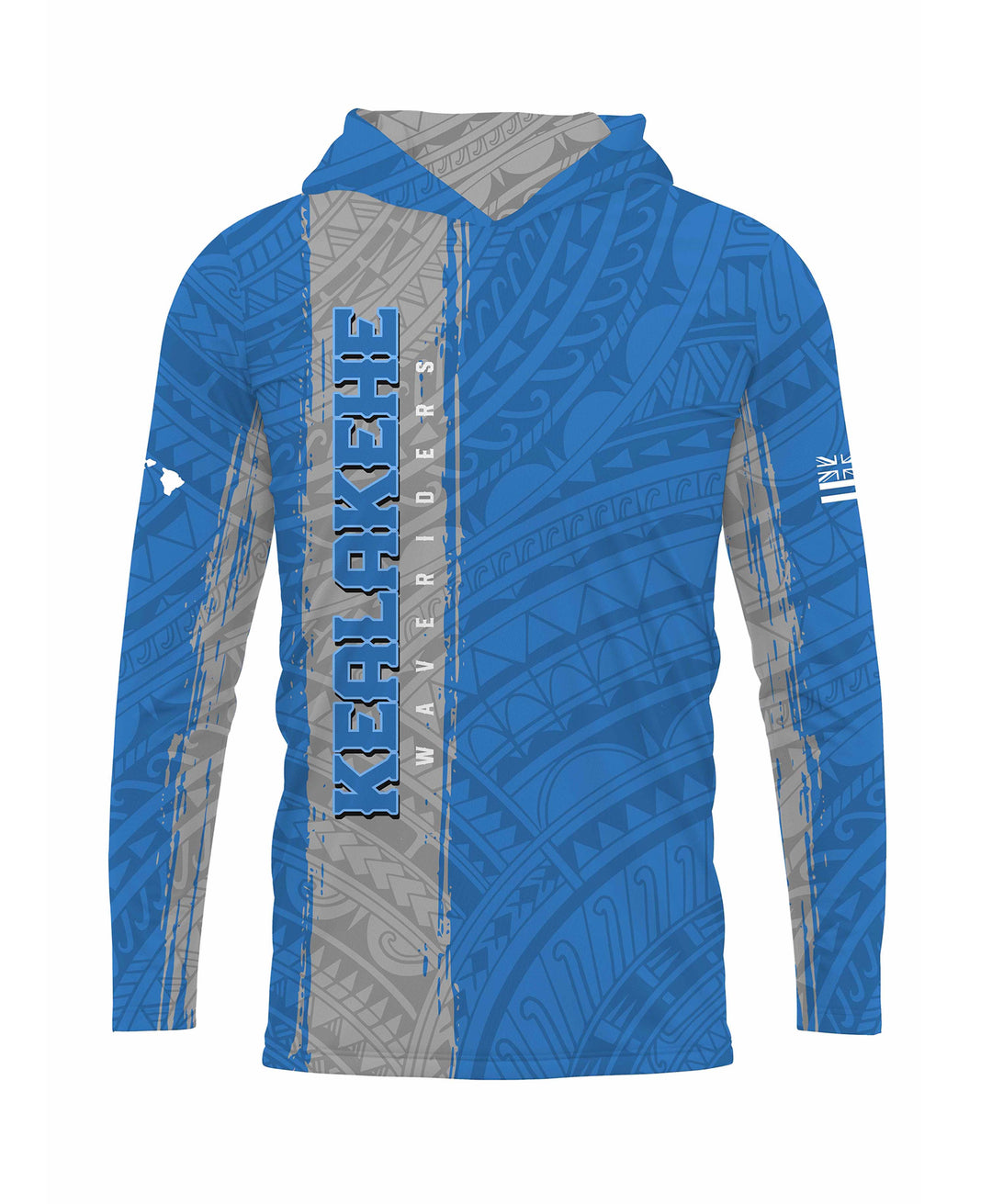 Kealakehe Wave Riders Sublimated Hooded Long Sleeve Drifit