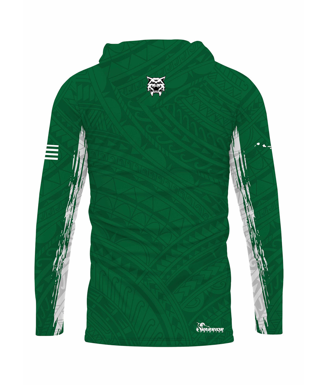 Konawaena Wildcats Sublimated Hooded Long Sleeve Drifit