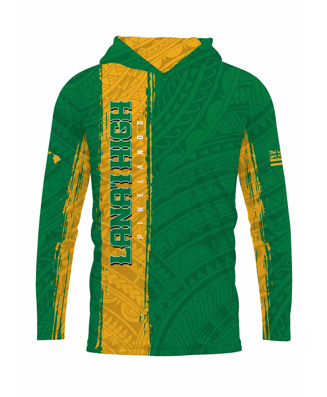 Lana'i High Pine Lads Sublimated Hooded Long Sleeve Drifit