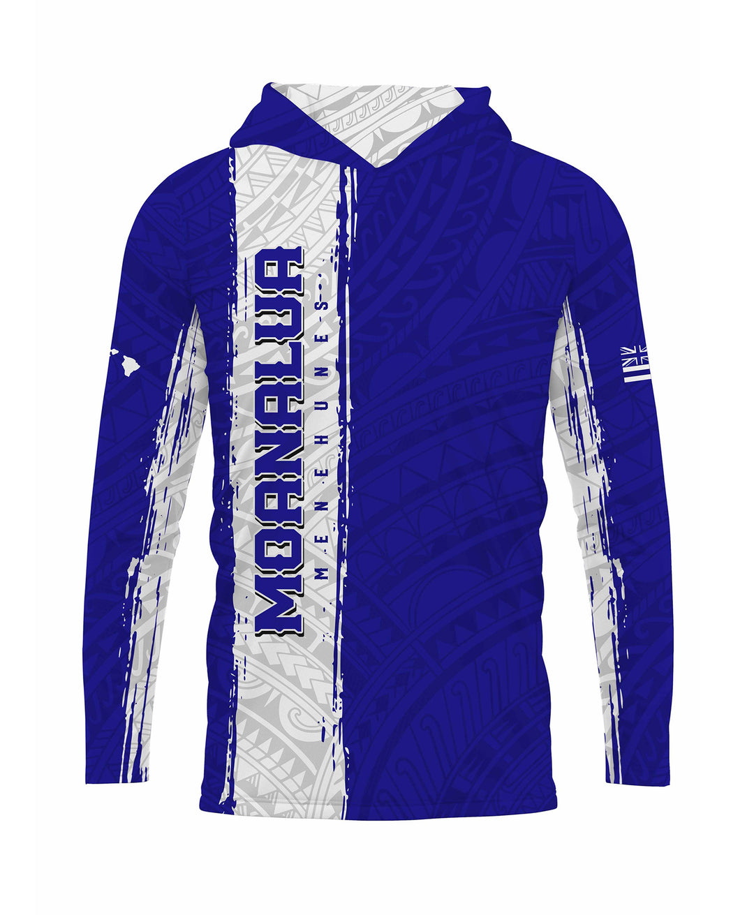 Moanalua Menehunes Sublimated Hooded Long Sleeve Drifit