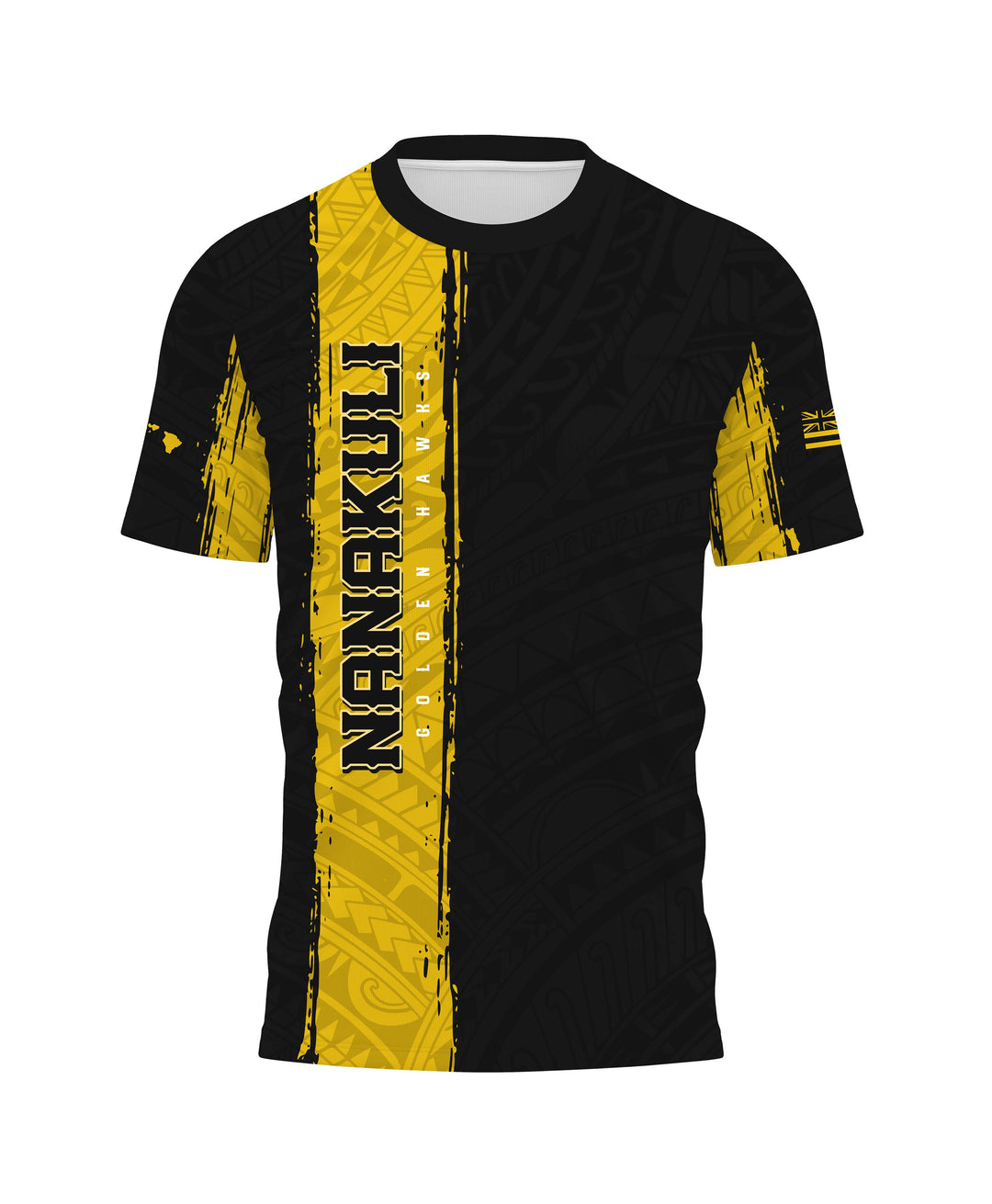 Nanakuli Golden Hawks Drifit Short Sleeve Shirts