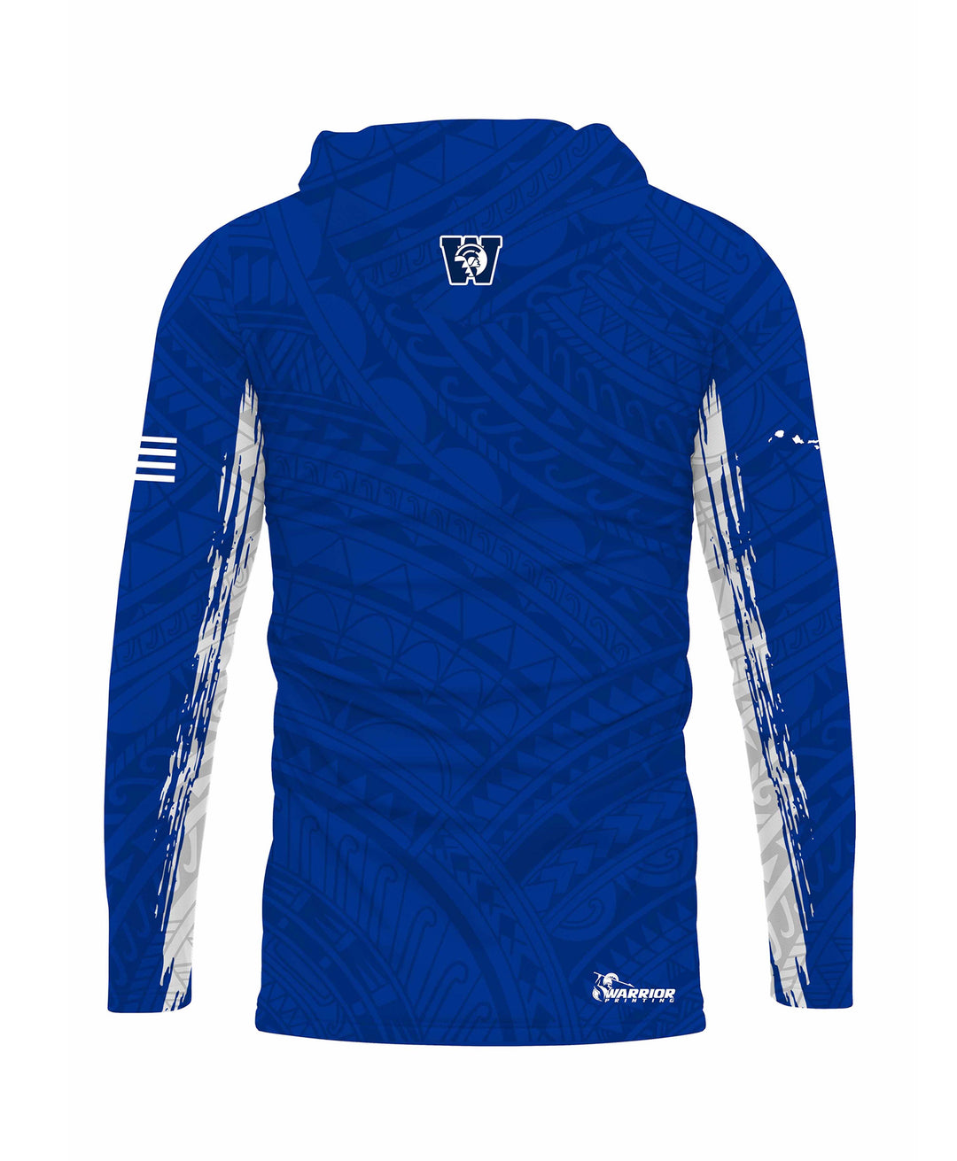 Waiakea Warriors Sublimated Hooded Long Sleeve Drifit