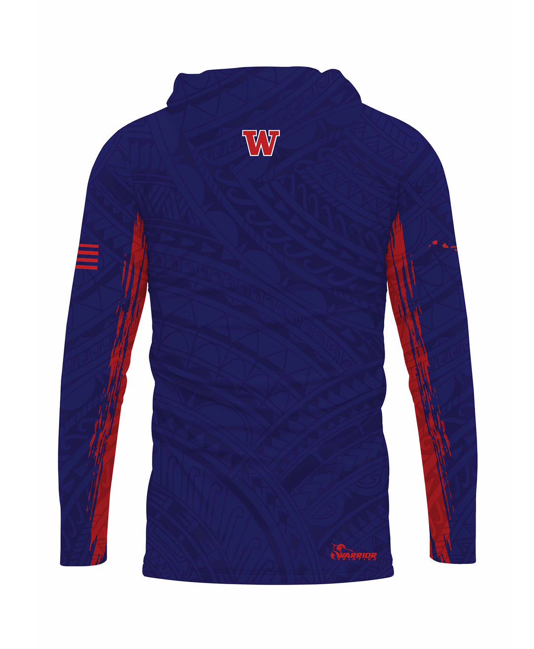 Waianae Sea Riders Sublimated Hooded Long Sleeve Drifit
