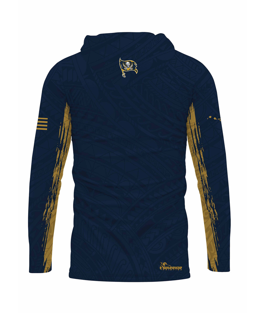 Waipahu Marauders Sublimated Hooded Long Sleeve Drifit