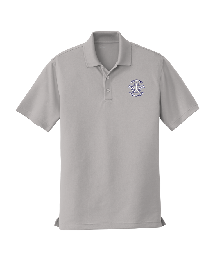 WJNS Grey- Cotton Polo (6th - 8th Grade)